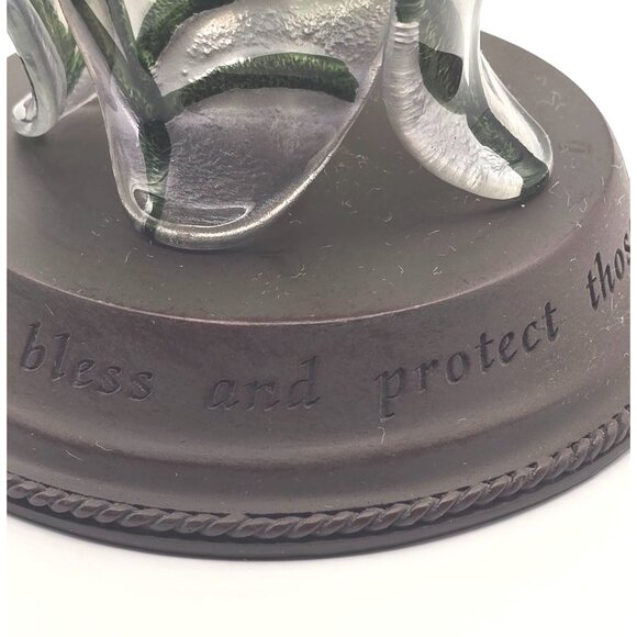 Hallmark January Birth Month Angel Figurine Flower Skirt 11 in. Tall - Picture 4 of 10